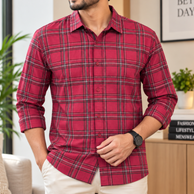 Premium Pure Cotton Check & Print Shirts